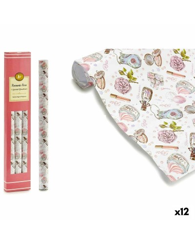 Feuilles Parfumées à la Rose pour Armoires et Tiroirs (12 Unités)
