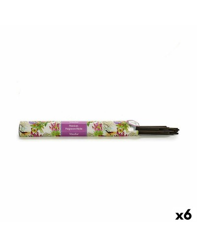 Encens à la Violette Parfumé - Lot de 6, Idéal pour l'Aromathérapie et la Relaxation.
