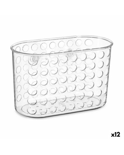 Kylpytarviketeline 19,3 x 12 x 9 cm Läpinäkyvä Muovinen PVC (12 osaa)