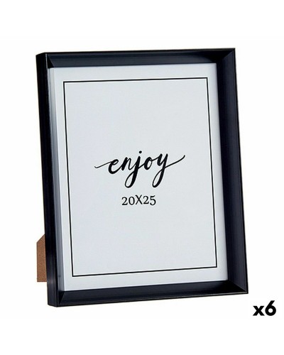 Fotorahmen (6 Stück) Schwarz 22,2 x 3,5 x 27,3 cm, Glas, Kunststoff
