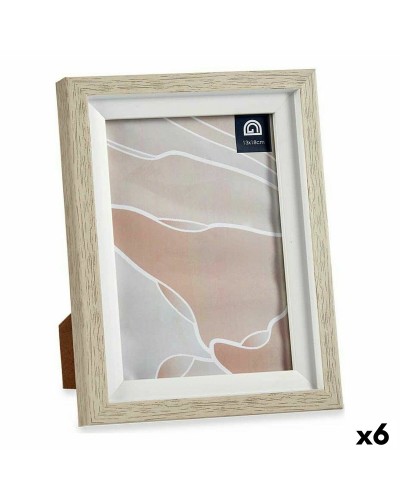 Crystal Photo Frame 16.5x21.5cm, Set of 6, Beige White
