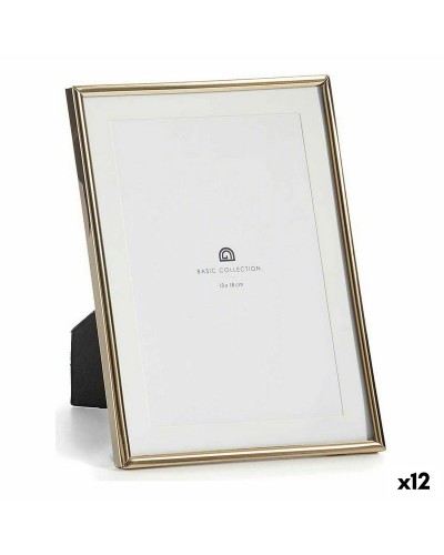 Modern Gold Steel Photo Frame (Set of 12)

