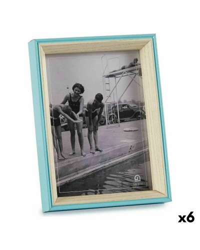 Cadre Photo 6x en Cristal et MDF (3 x 20 x 15 cm)
