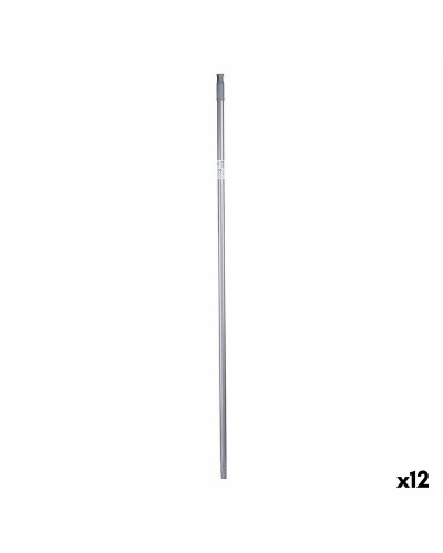 Harjanvarsi 2,3 x 130 x 2,3 cm Harmaa Metalli (12 osaa)