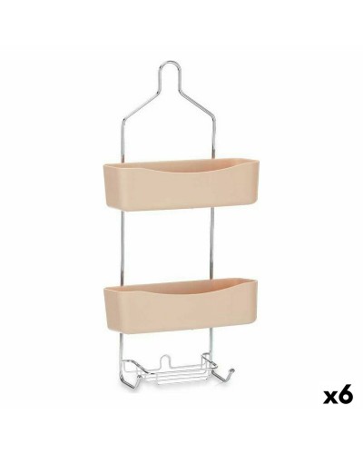 Kylpytarviketeline 28 x 60 x 14 cm Beige Metalli Muovinen (6 osaa)