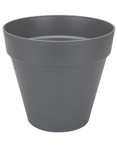 Elho Round Pot Dark Grey 30 cm for Indoor and Outdoor Decorations
