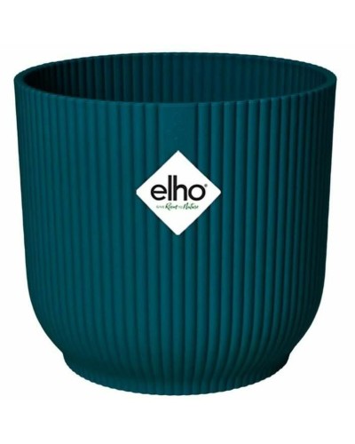 Pot rond Elho en plastique, diamètre 28,5 cm, idéal pour les plantes d'intérieur et d'extérieur.
