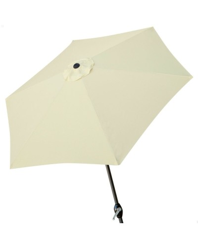 Parasol Aktive 300x245 cm en Aluminium Crème avec Mât Ø30 cm
