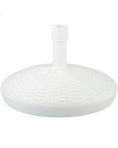 Base per Ombrellone Aktive 58x35x58 cm in Plastica Bianca