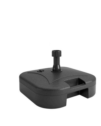 Base de Parasol Aktive Noire en Plastique | Dimensions : 44,5 x 12,5 x 44,5 cm
