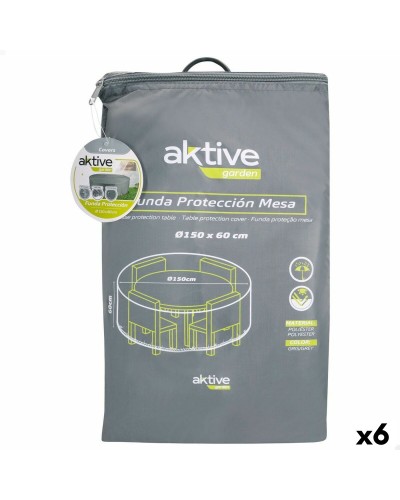 Aktive Schutzhülle Rund für Tische 150x60x150 cm - 6er-Set
