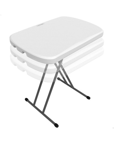 Lifetime Picnic Table in HDPE and Steel, 66 x 71 x 46 cm, White
