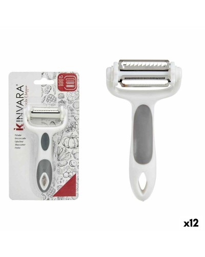 3-in-1 Stainless Steel Peeler Durable for Efficient Cutting
