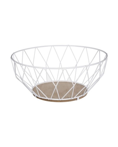 Fruitschaal Secret de Gourmet Metaal Wit Ø 28 cm