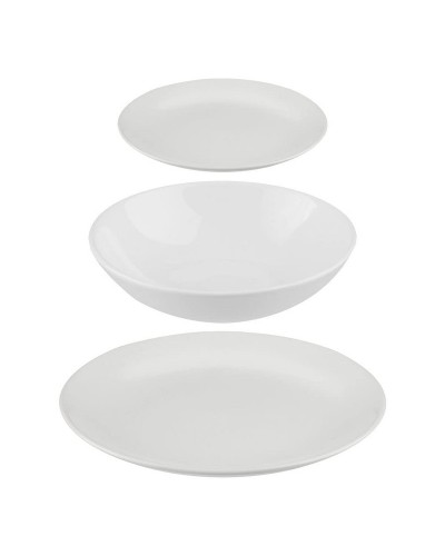 Keramik Geschirrset Secret De Gourmet Weiß 18-teilig
