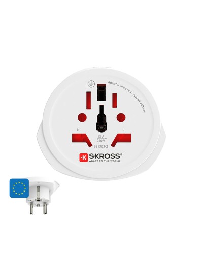 Adapter Skross 1500211-E Europees Internationaal