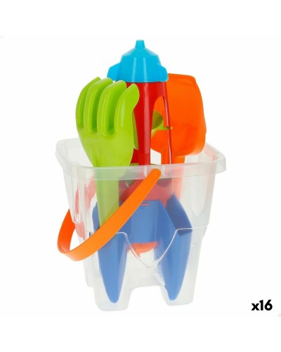 Set de Juguetes de Playa Colorbaby Polipropileno (16 Unidades)