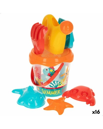 Colorbaby Set Jouets de Plage 16 pièces Polypropylène - Plage Enfants
