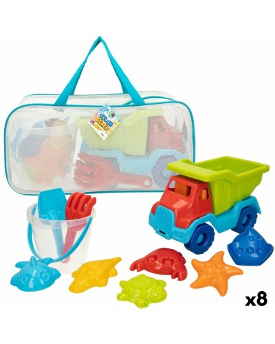 Colorbaby Set Plage Enfants 8 pièces - Jouets de Plage Résistants Polypropylène
