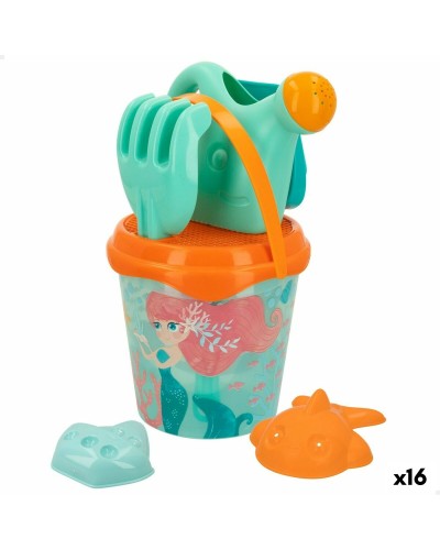 Set de jouets de plage Colorbaby polypropylène (16 Unités)