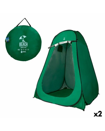 Tente de Camping 2 Places Légère Montage Facile [Vert/Bleu]
