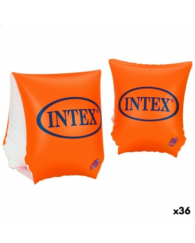 Intex Manguitos Hinchables Neón 23x15 cm - Kit 36 Unidades Piscina Mar
