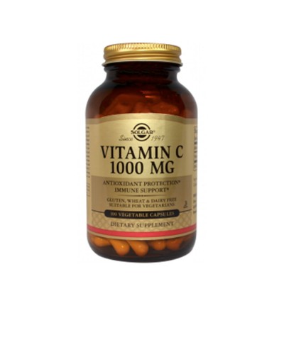 Solgar Vitamina C 1000mg - 100 Compresse - Supporto Immunitario
