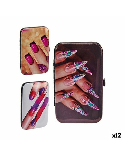 Maniküre-Set Kunststoff 12-teilig - Komplettes Nagelset - Günstig und Praktisch
