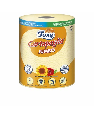 Foxy Cartapaglia Jumbo: Papel de Cocina Extra Largo 60m - Resistente & Absorbente
