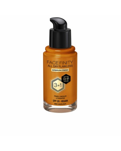 Foundationkräm Max Factor Face Finity All Day Flawless 3 i 1 Spf 20 Nº W95 Hazelnut 30 ml