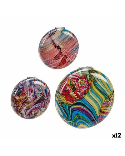 Fickspegel Glas Plast 8 x 2,4 x 8 cm (12 antal)