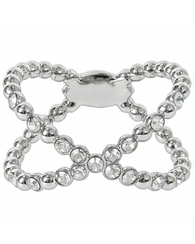 Bague Femme Adore Argent 925 Taille 15 Cristaux Swarovski Élégante
