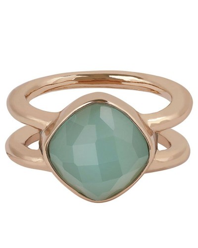 Adore Bague Femme Plaqué Or Rose Taille 15 - Élégante et Raffinée
