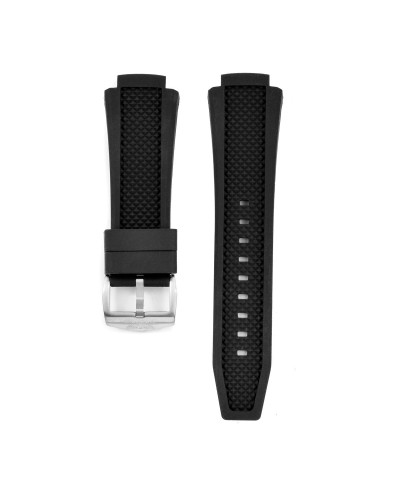 Bobroff BFS031 Uhrenarmband Schwarz - Glattleder, Standardanstoß
