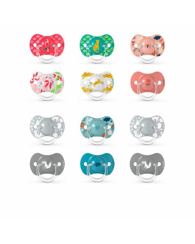 Fopspeen Suavinex Prints M Multicolour (2 Stuks)