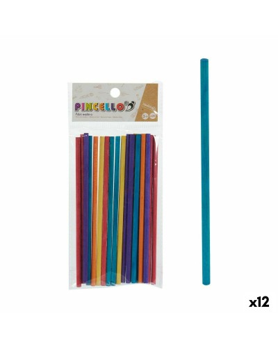 Palos Mestieri Creativi in Legno Colorati, 12 Pezzi