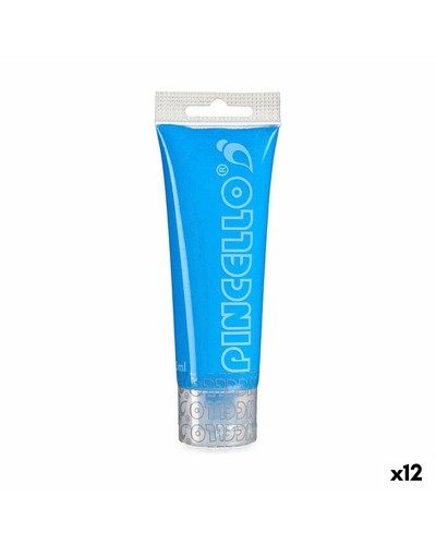 Acrylverf Neon 75 ml Blauw (12 Stuks)