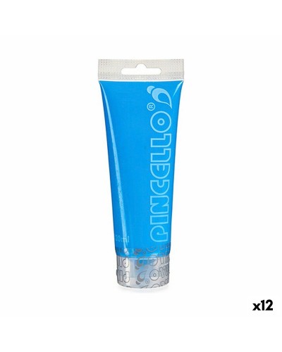 Peinture Acrylique Maimeri Bleu Clair 120 ml | Lot de 12
