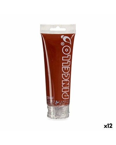 Vernice Acrilica Marrone 120ml per Pittura e Decorazione - Confezione da 12