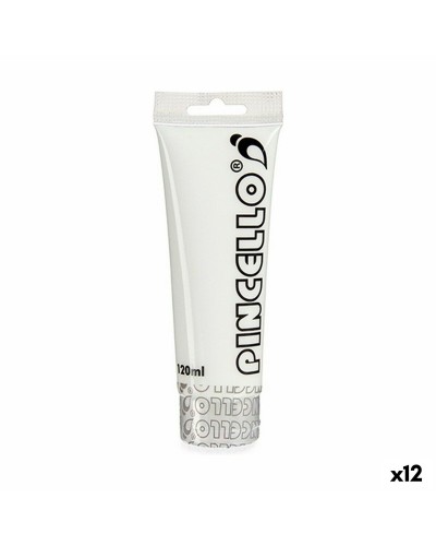 Akryylimaali Valkoinen 120 ml (12 osaa)