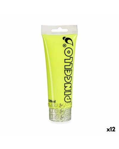 Akrylfärg Neon Gul 120 ml (12 antal)