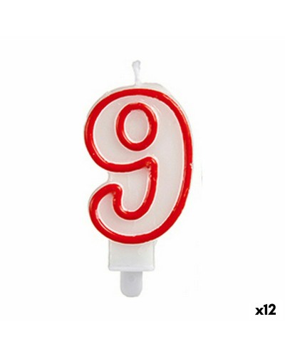 Kynttilä Syntymäpäivä Numerot 9 (12 osaa)