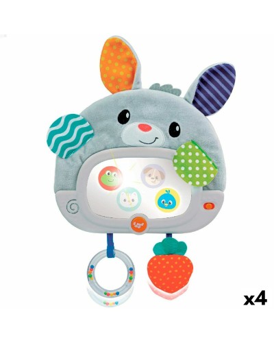 Winfun Hasen-Babyspielzeug: Weiches Plüschtier, 25cm, 4er-Set
