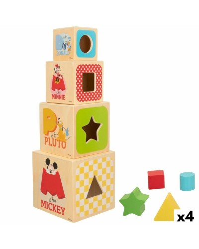 Blocs Empilables Disney - Cubes 12cm, 8 Pièces - Jeux Éducatifs Premier Âge
