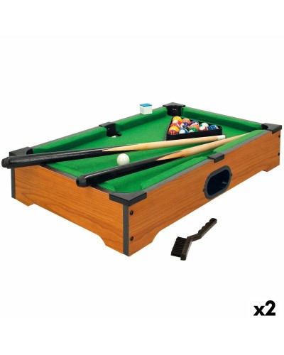 Tafelbiljart Colorbaby 51 x 9 x 31 cm (2 Stuks)