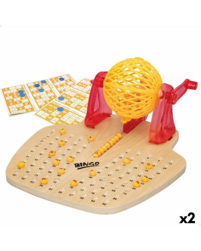 Colorbaby Bingo en Bois - Set de 2 Tableaux Jeu de Loto Familial
