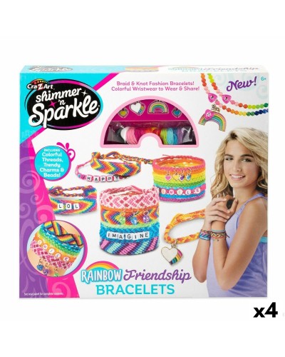 Cra-Z-Art Kit Bracelets d'Amitié DIY - 4 Unités - Plastique Coloré
