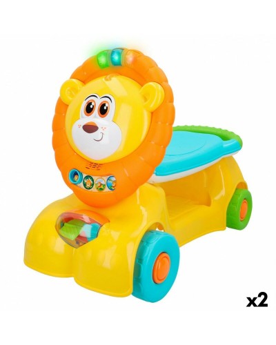 Winfun Reit-Löwe mit Licht & Sound - 57x42x26cm (2 Einheiten) - Spaß für Kinder

