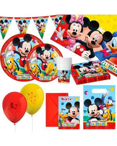Festförråd - set Mickey Mouse 66 Delar