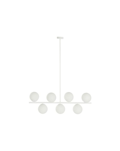 Kattolamppu DKD Home Decor 98 x 45 x 30 cm Kristalli Metalli Valkoinen 50 W